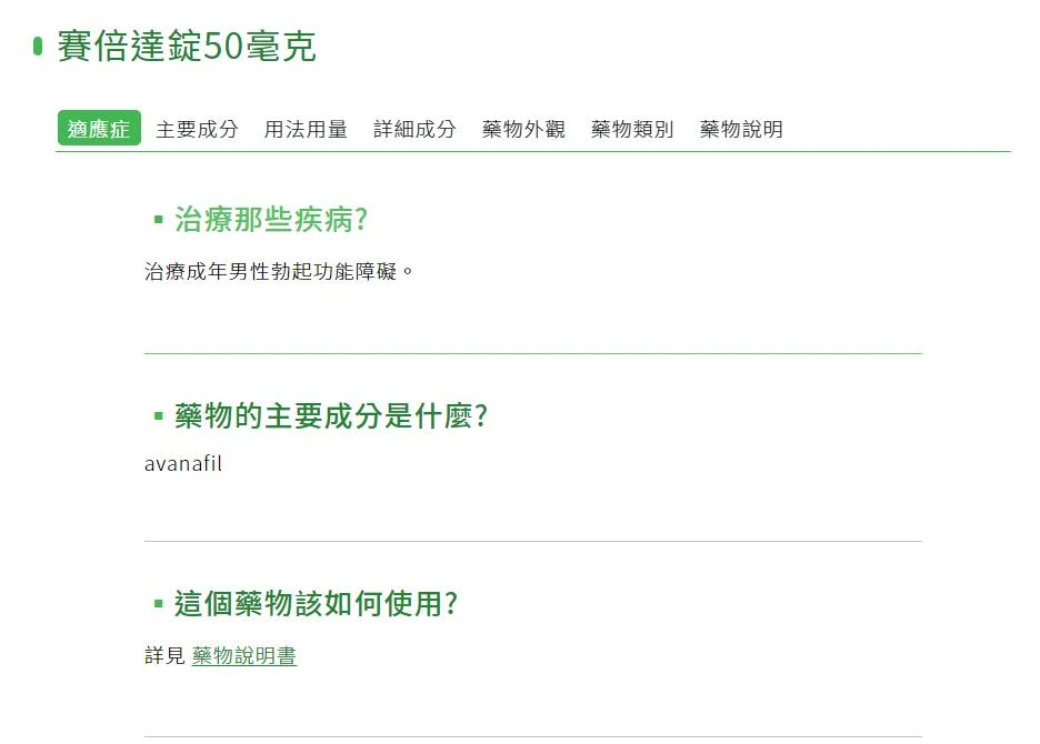 賽倍達藥物作用示意圖